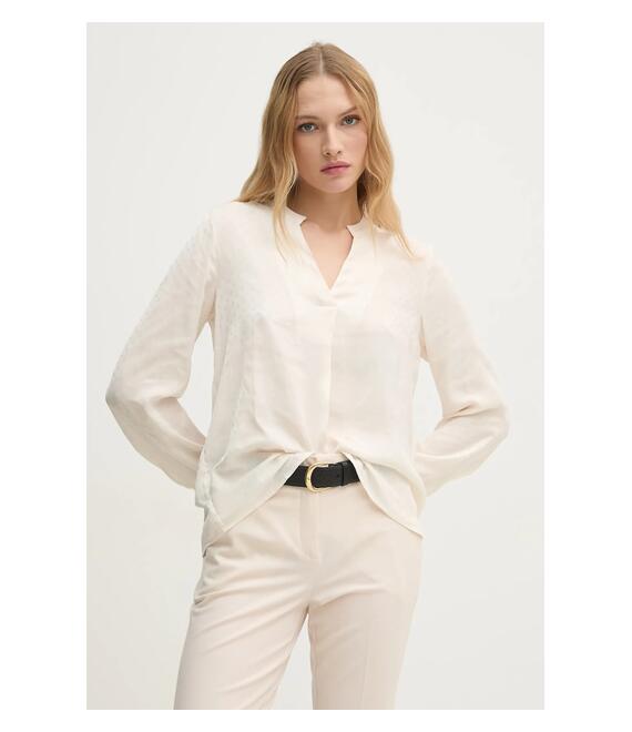 Μπλουζάκι United Colors of Benetton χρώμα: μπεζ, 58B2DQ007