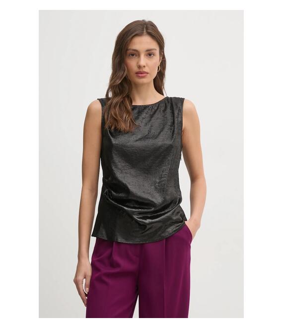 Μπλουζάκι United Colors of Benetton χρώμα: μαύρο, 54I7DQ09X