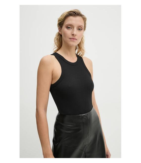 Top Nanushka HERVE χρώμα: μαύρο, NW24PFTP24851
