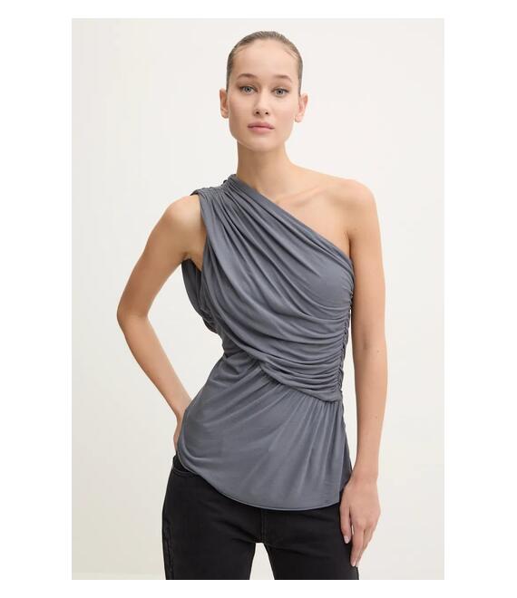 Μπλουζάκι Rick Owens Lilies χρώμα: γκρι, LI02D5102RV