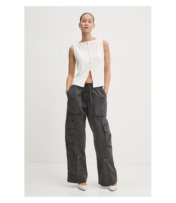 Top Abercrombie & Fitch χρώμα: μπεζ, KI139-4574