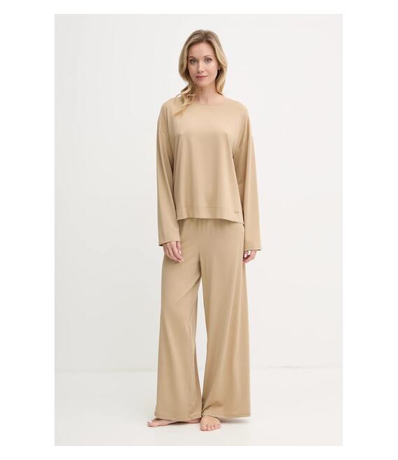 Μακρυμάνικο United Colors of Benetton χρώμα: μπεζ, 3NYW3M06W