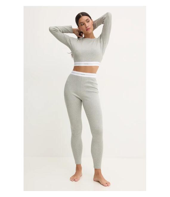 Κολάν lounge Calvin Klein Underwear χρώμα: γκρι, 000QS7220E