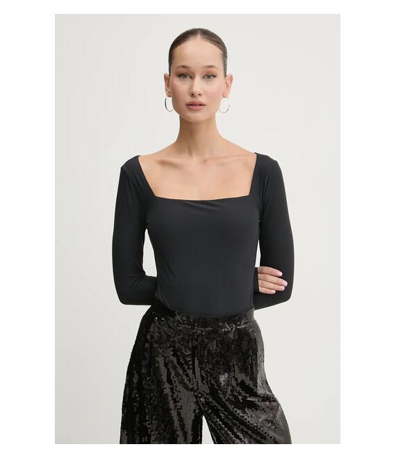 Κορμάκι Abercrombie & Fitch χρώμα: μαύρο, KI139-4632