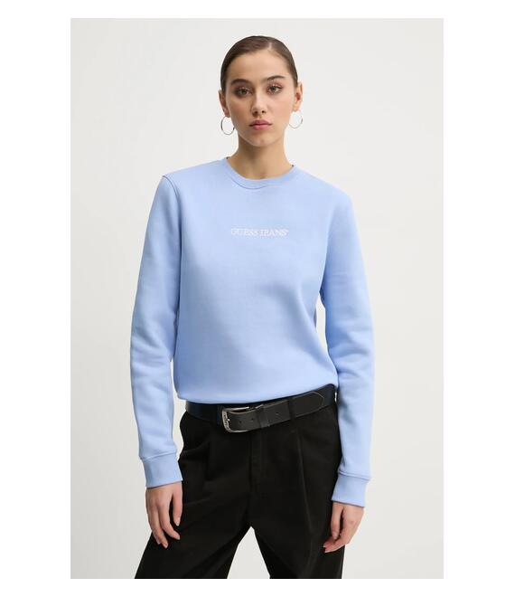 Μπλούζα Guess Jeans χρώμα: ναυτικό μπλε, W4YQ10 KC811