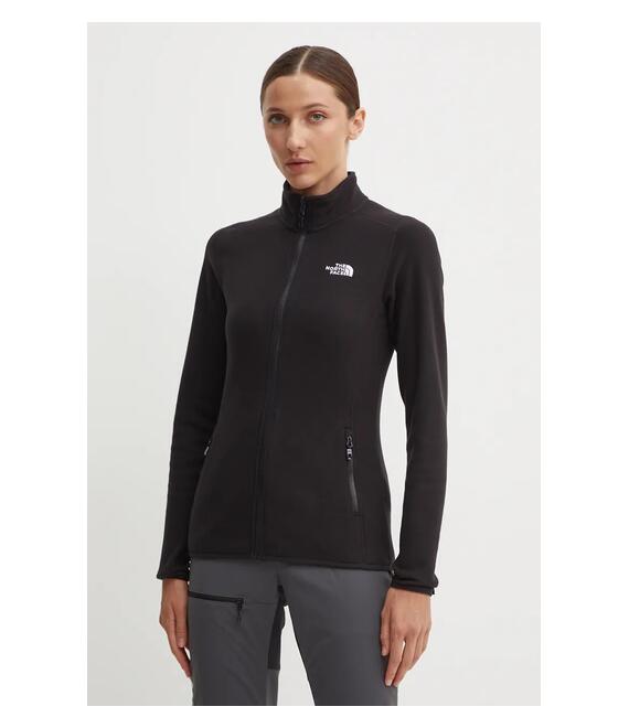 Αθλητική μπλούζα The North Face 100 Glacier χρώμα: μαύρο, NF0A855O4H01