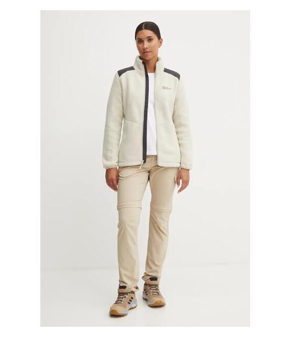 Αθλητική μπλούζα Jack Wolfskin Kammweg χρώμα: μπεζ, 1711281
