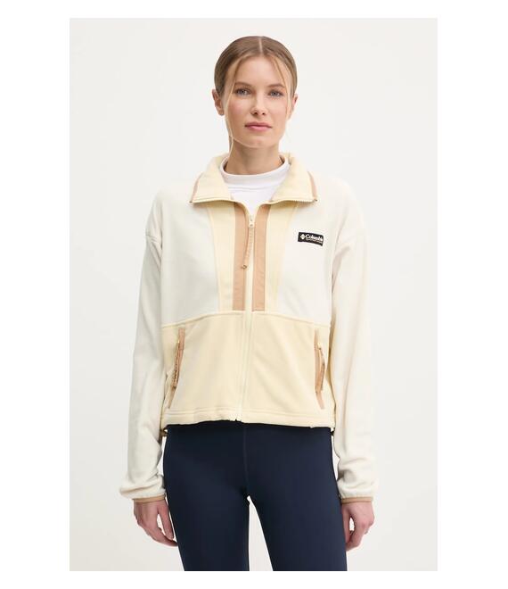 Φλις μπουφάν Columbia Backbowl II FZ Fleece χρώμα: μαύρο, 2092163