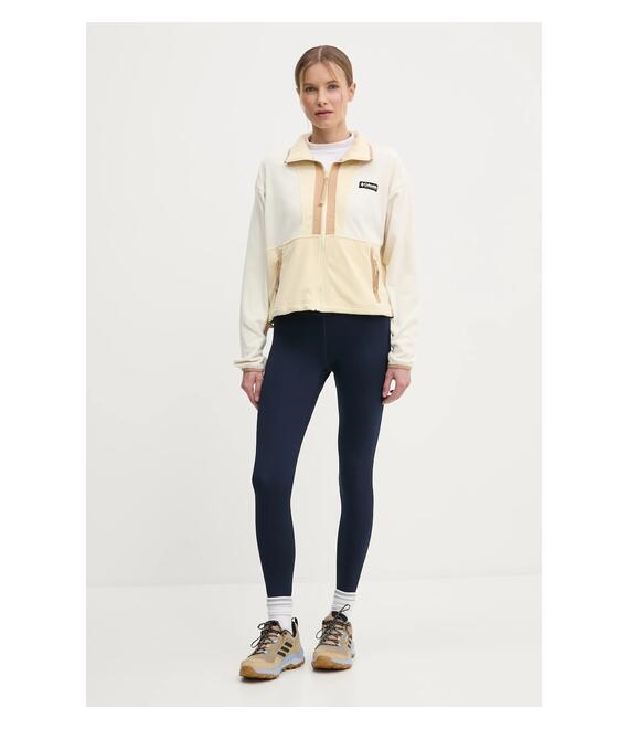 Φλις μπουφάν Columbia Backbowl II FZ Fleece χρώμα: μαύρο, 2092163