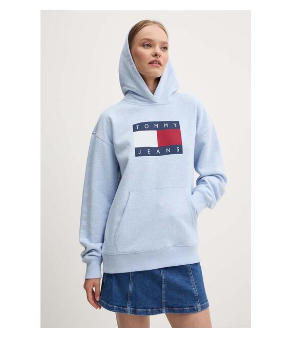 Μπλούζα Tommy Jeans με κουκούλα, DW0DW19047