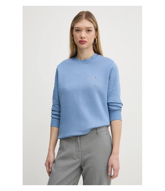 Μπλούζα Tommy Jeans χρώμα: μπλε, DW0DW19959