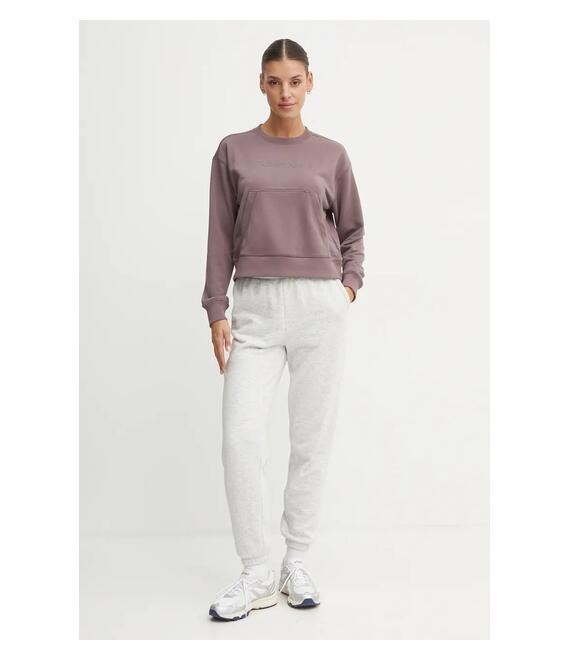 Φούτερ προπόνησης Calvin Klein Performance χρώμα: καφέ, 00GWF4W301