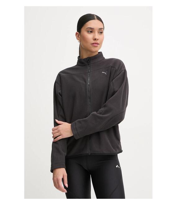 Αθλητική μπλούζα Puma Winter Tech χρώμα: μαύρο, 525808