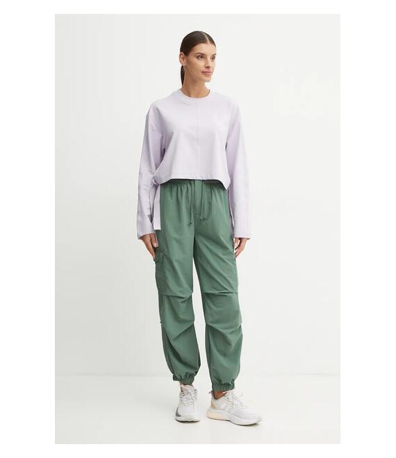 Μπλούζα για γιόγκα adidas Performance χρώμα: μοβ, IX0474