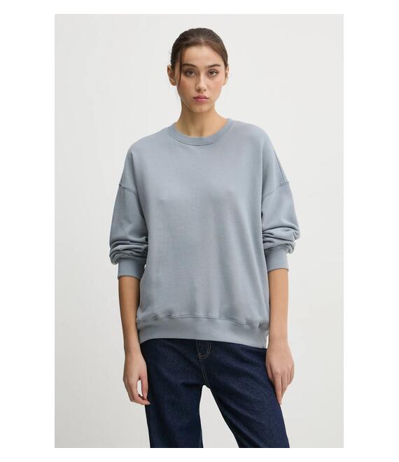 Μπλούζα Hollister Co. χρώμα: γκρι, με κουκούλα, KI352-4218
