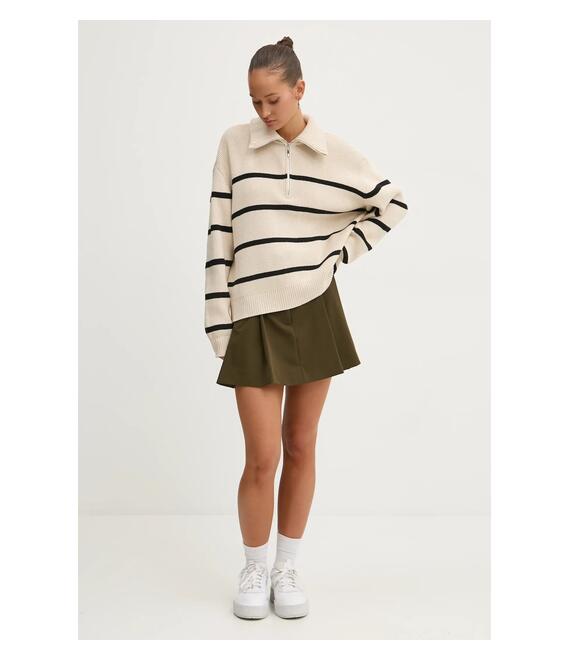 Πουλόβερ Hollister Co. χρώμα: μπεζ, KI350-4256