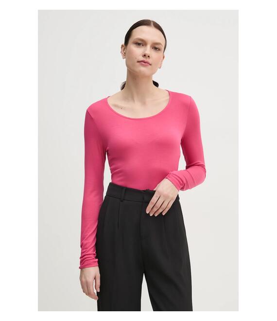 Μπλουζάκι United Colors of Benetton χρώμα: ροζ, 3Z12D1080
