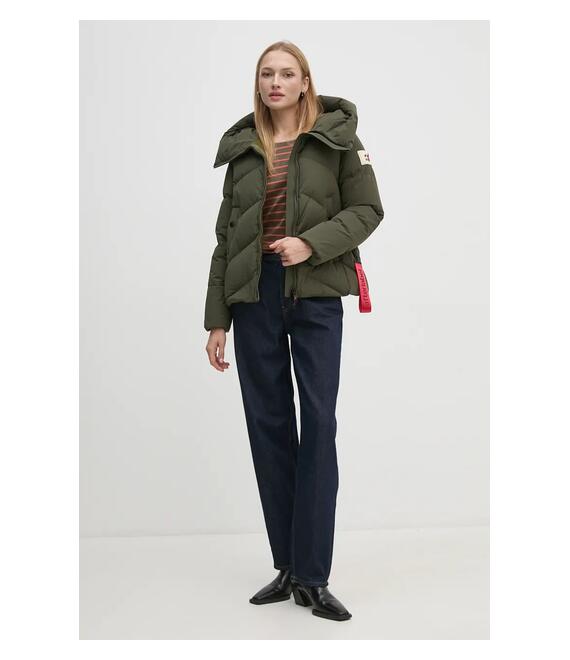 Βαμβακερή μπλούζα με μακριά μανίκια Pepe Jeans FINNA χρώμα: πράσινο, PL505937