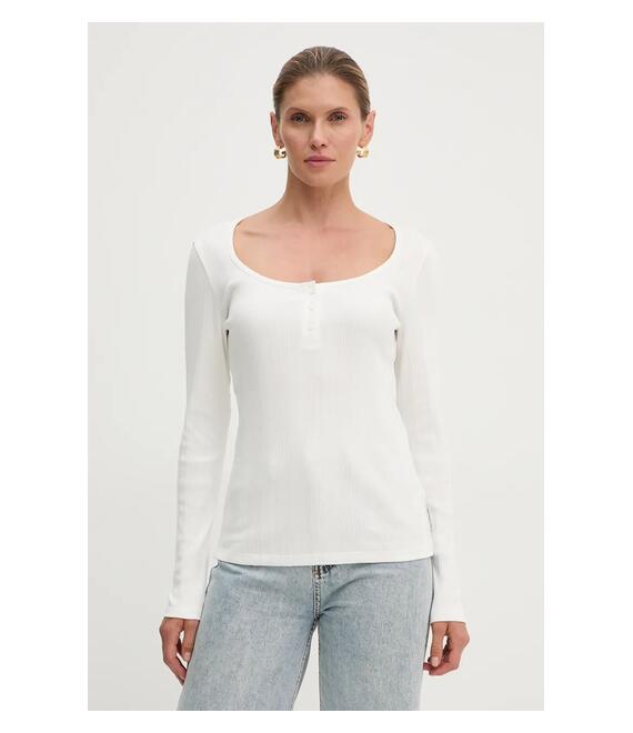 Longsleeve Marc O'Polo DENIM χρώμα: μπεζ, 5000005231