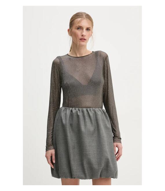 Longsleeve Samsoe Samsoe SAMAGDA χρώμα: γκρι, F24300082
