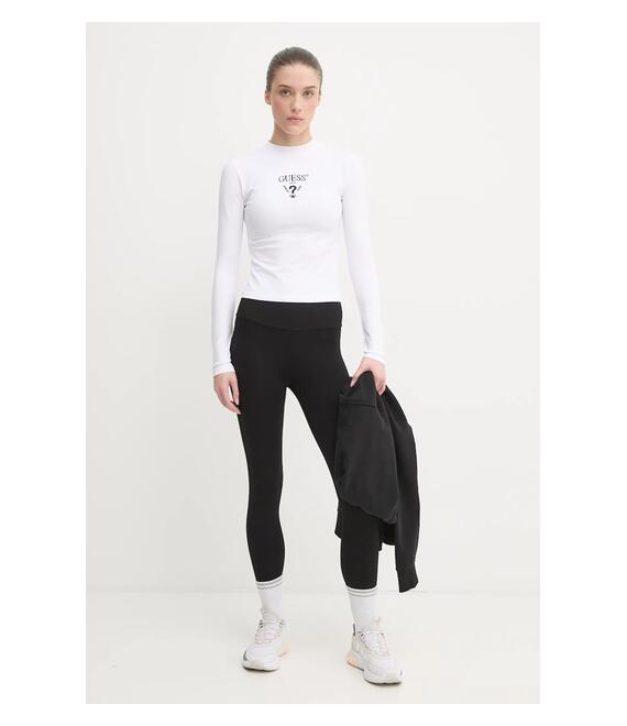 Μακρυμάνικο Guess COLETTE χρώμα: άσπρο, V4YI23 KCDH1