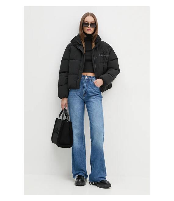 Μπλουζάκι Calvin Klein Jeans χρώμα: μαύρο, J20J224196
