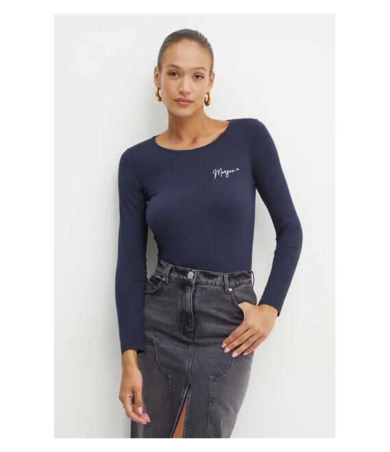 Longsleeve Morgan TMATEO χρώμα: ναυτικό μπλε, TMATEO