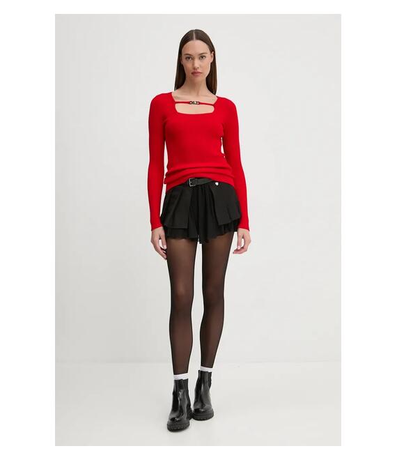 Πουλόβερ Karl Lagerfeld Jeans χρώμα: κόκκινο, 246J2002