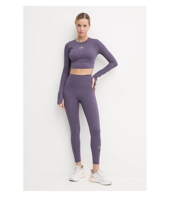 Μακρυμάνικο προπόνησης adidas by Stella McCartney TrueStrenght χρώμα: μοβ, IW6370