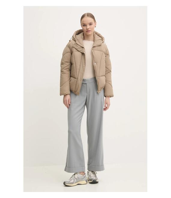 Μακρυμάνικο Abercrombie & Fitch χρώμα: μπεζ, KI139-4606