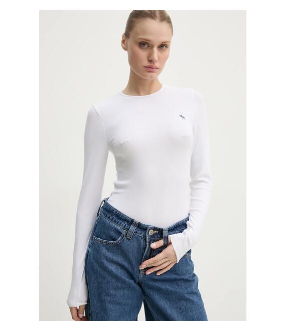 Μακρυμάνικο Abercrombie & Fitch 2-pack χρώμα: μαύρο, KI139-4671
