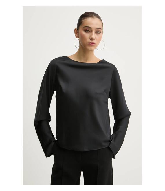 Μπλουζάκι Abercrombie & Fitch χρώμα: μαύρο, KI140-4565
