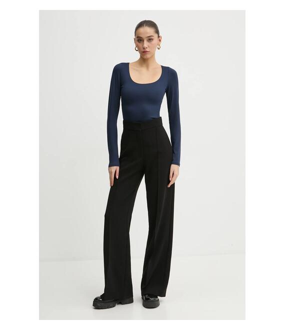 Μακρυμάνικο Hollister Co. χρώμα: ναυτικό μπλε, KI339-3628