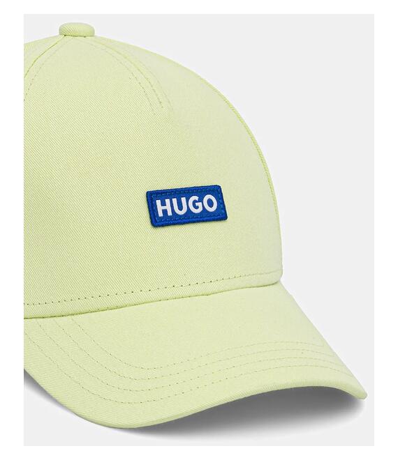 Βαμβακερό καπέλο του μπέιζμπολ Hugo Blue χρώμα: μαύρο, 50522023