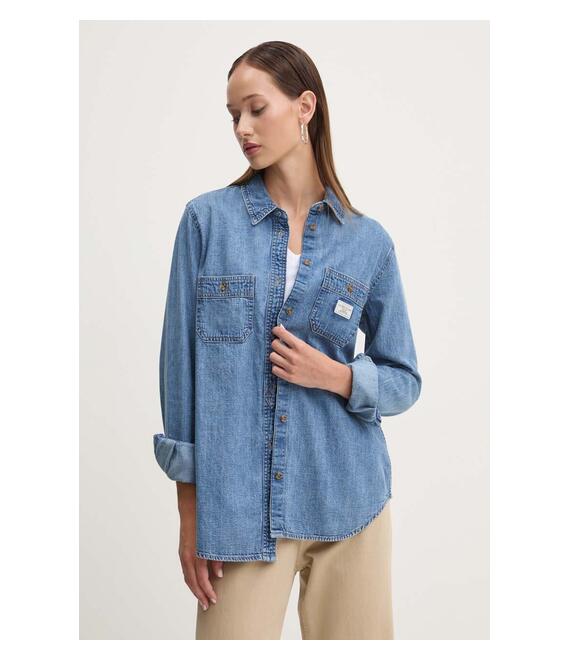 Τζιν πουκάμισο Guess Jeans W4YH37 D5EI2