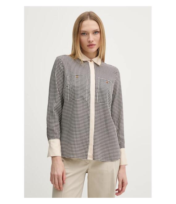 Πουκάμισο Barbour χρώμα: μπεζ, LSH1627
