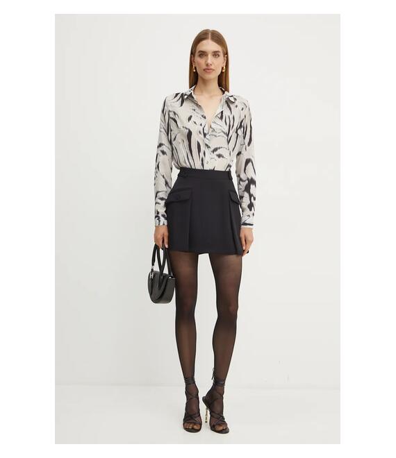 Πουκάμισο Guess CLOUIS χρώμα: μπεζ, W4BH56 WGLA2
