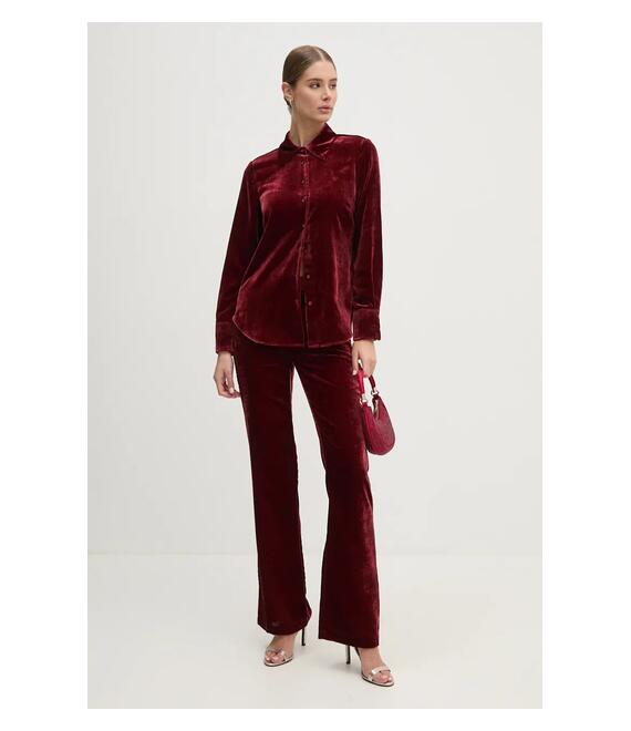 Βελουτέ πουκάμισο Sisley 51EULQ07Y