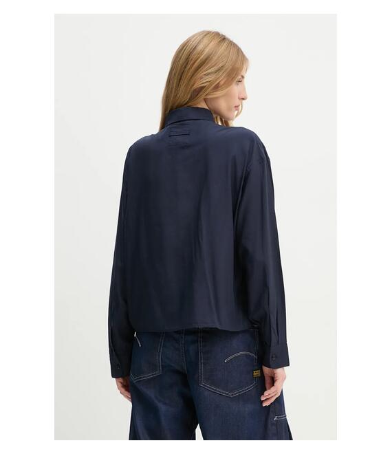 Πουκάμισο G-Star Raw χρώμα: ναυτικό μπλε, D25242-4304