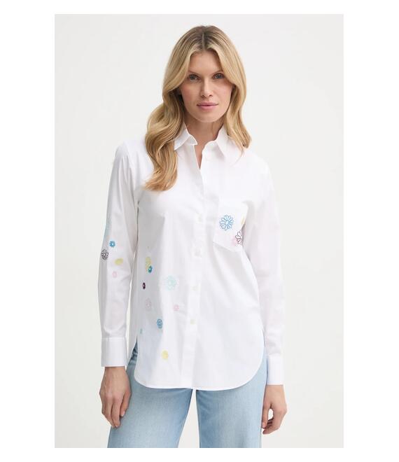 Πουκάμισο PS Paul Smith χρώμα: άσπρο, W2R.331B.P21598