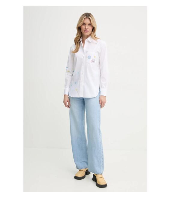 Πουκάμισο PS Paul Smith χρώμα: άσπρο, W2R.331B.P21598