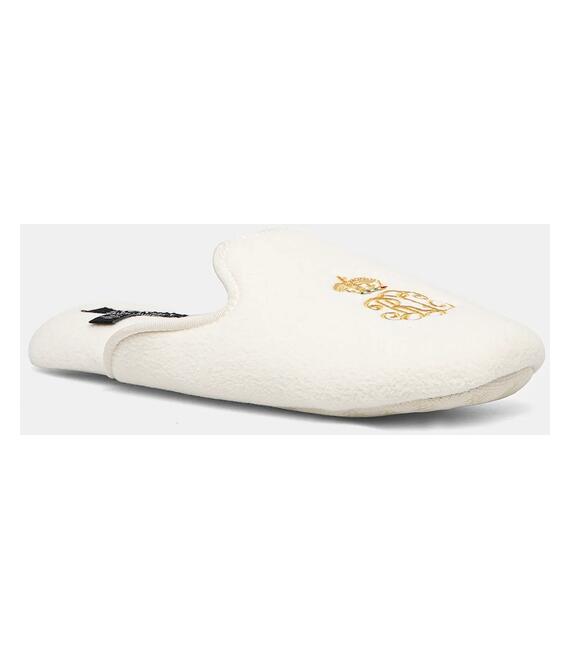 Παντόφλες Lauren Ralph Lauren χρώμα: μπεζ, ILN02372