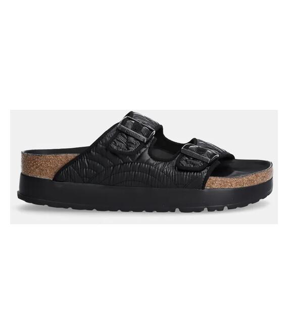 Παντόφλες Birkenstock Arizona Platform Flex Birkenstock x Papillio χρώμα: μαύρο, 1028422