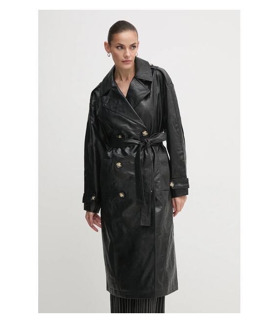 Παλτό Dkny χρώμα: μαύρο, D2G4A212