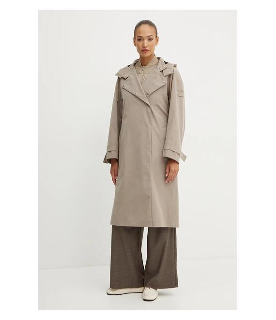 Παλτό Max Mara Leisure χρώμα: μπεζ, 2426036018600
