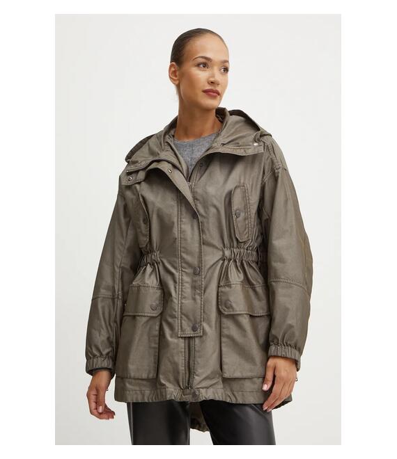 Παρκά Weekend Max Mara χρώμα: πράσινο, 2425076016600