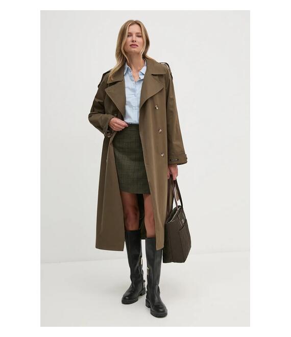 Καμπαρντίνα Pepe Jeans BIANCA χρώμα: πράσινο, PL402446