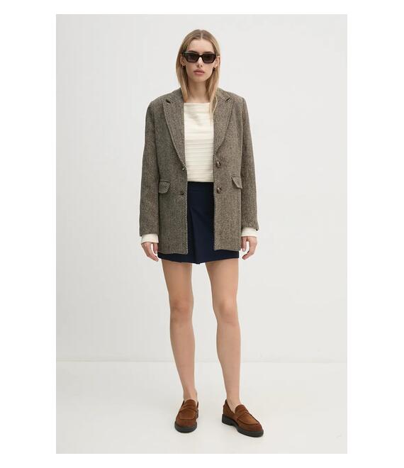 Σακάκι Pepe Jeans CAMM χρώμα: μπεζ, PL402460