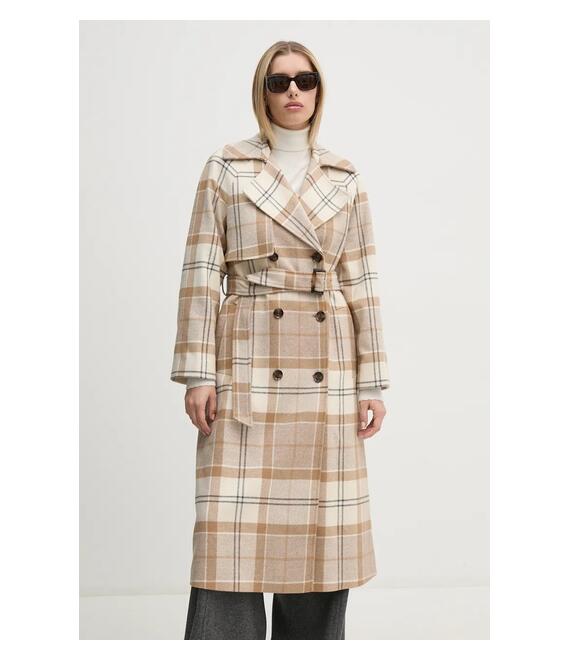 Παλτό Barbour χρώμα: μπεζ, LWO0235