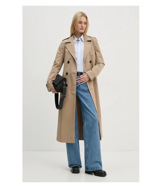 Καμπαρντίνα ZADIG&VOLTAIRE χρώμα: μπεζ, WWCO00208